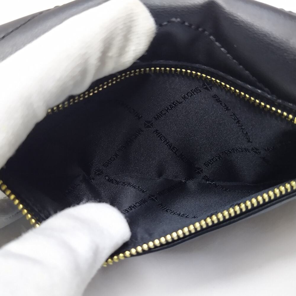 Michael Kors Jet Set Travel Black Quilted Leather Credit Card Fold Wallet - $298 - Picture 15 of 15